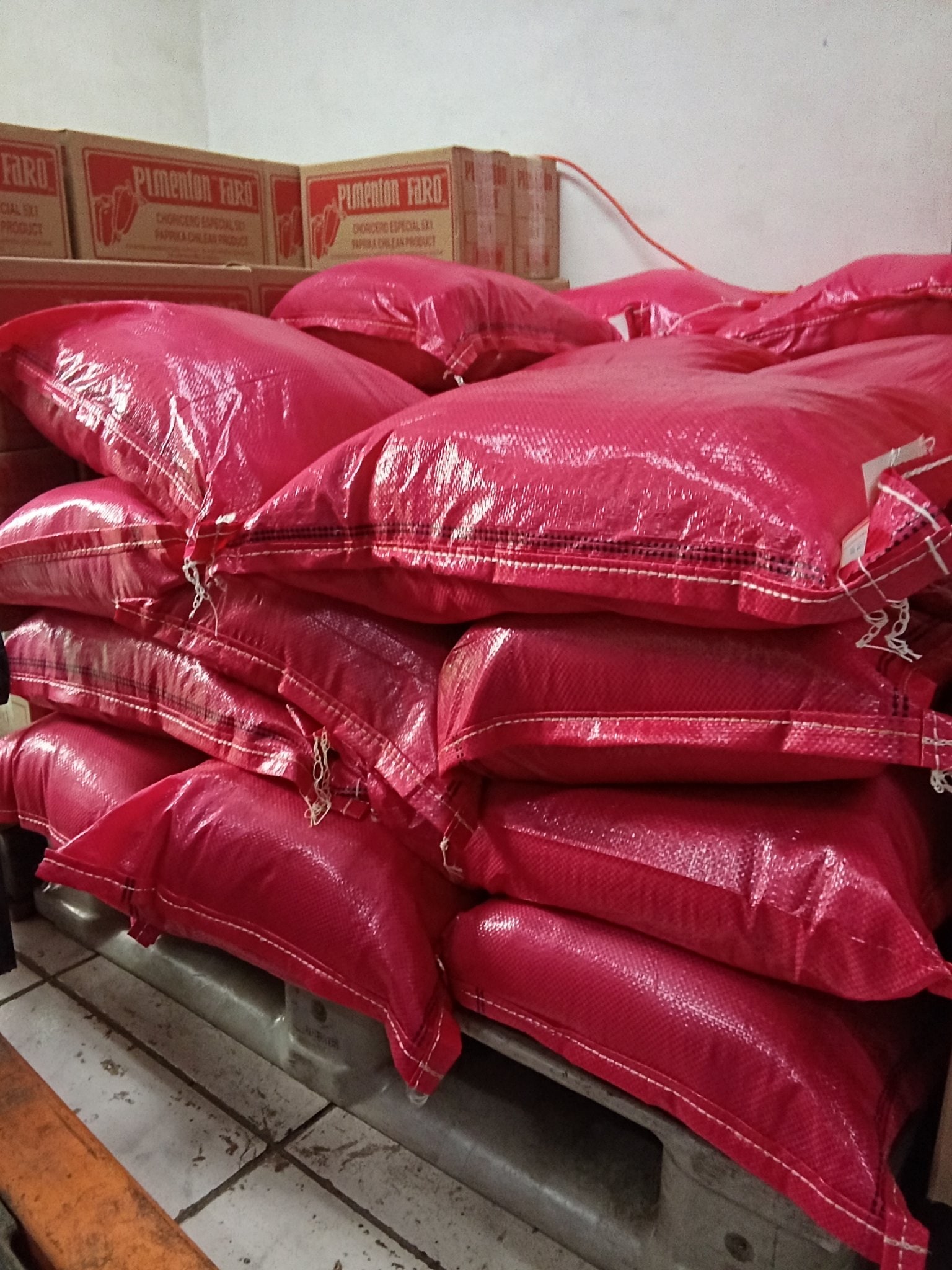 Pimenton Choricero Especial saco 10 kg., otra vista